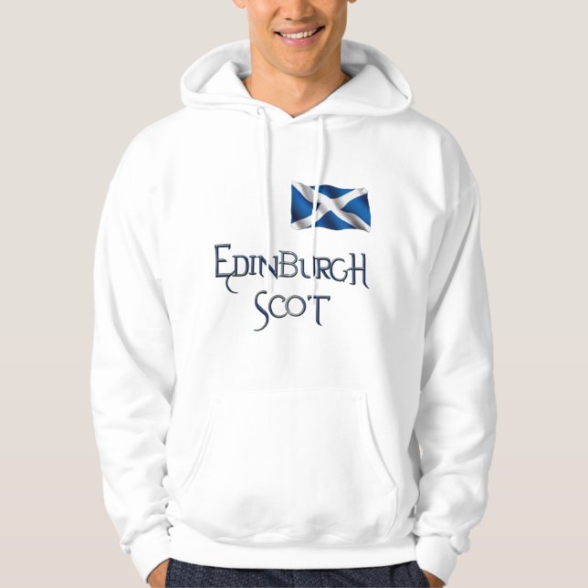 Edinburgh Flag of Scotland Patriotic Hoodie (Front)