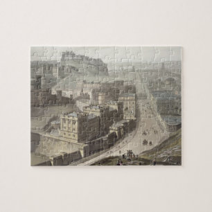 Edinburgh, from Calton Hill, from 'A Voyage Around Jigsaw Puzzle
