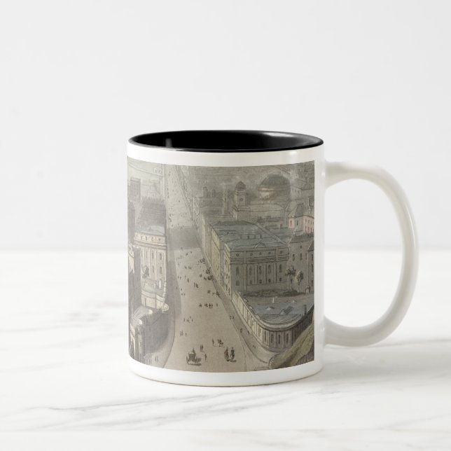 Edinburgh, from Calton Hill, from 'A Voyage Around Two-Tone Coffee Mug (Right)