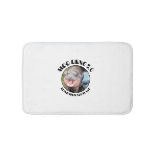 Edinburgh Hippo Pygmy in Scotland- Moo Deng 2.0 Hi Bath Mat