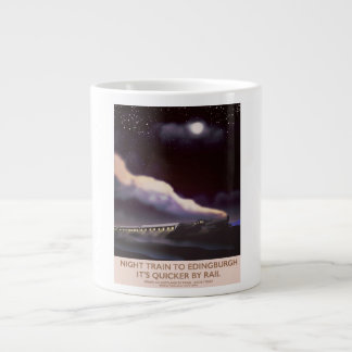 Edinburgh Locomotive travel poster Large Coffee Mug