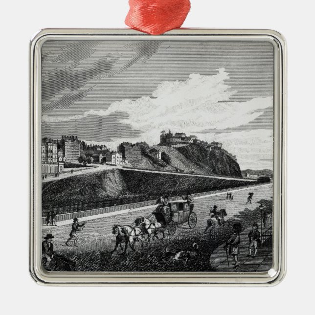 Edinburgh Metal Tree Decoration (Front)