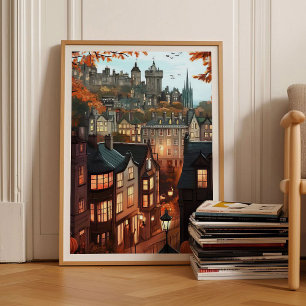 Edinburgh Print Edinburgh Illustration Scotland