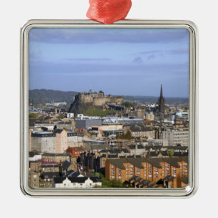 Edinburgh, Scotland. A view overlooking central Metal Tree Decoration