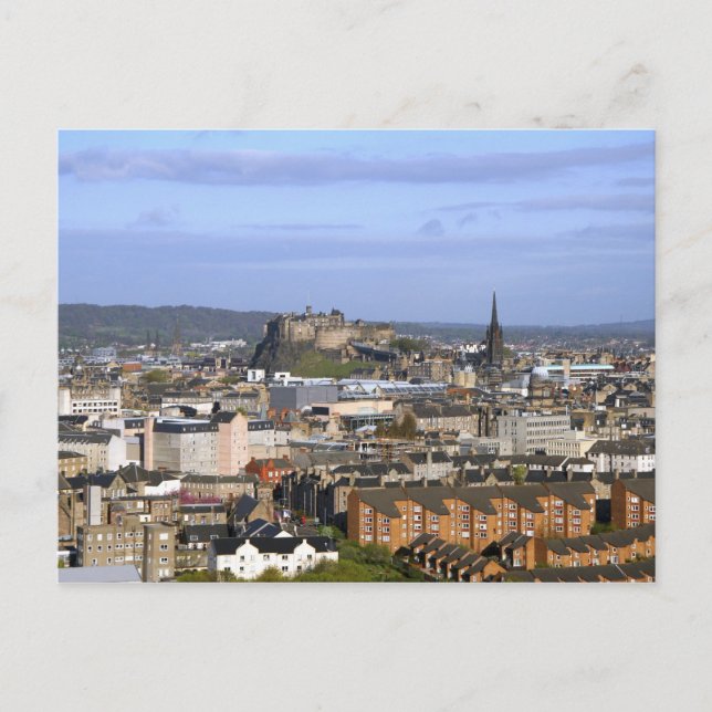 Edinburgh, Scotland. A view overlooking central Postcard (Front)