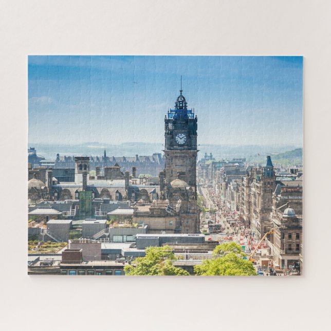 Edinburgh, Scotland City View Jigsaw Puzzle (Horizontal)