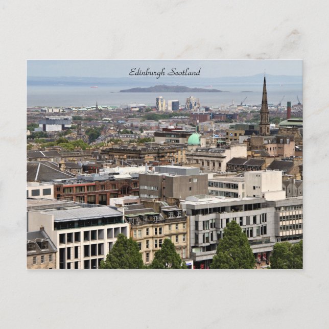 Edinburgh Scotland, Cityscape, photography Postcard (Front)