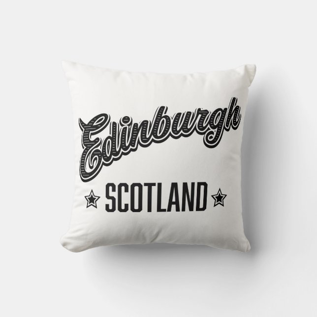 Edinburgh Scotland Cushion (Front)