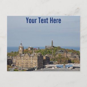 Edinburgh, Scotland customisable Postcard