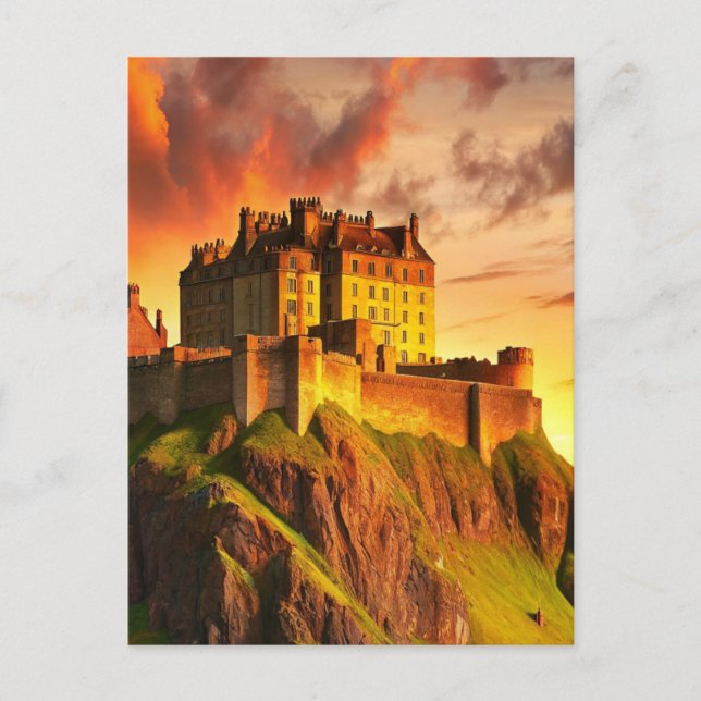 Edinburgh, Scotland, Golden Hour Postcard (Front)
