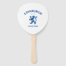 EDINBURGH Scotland Hand Fan