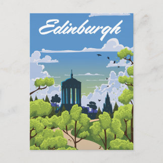 Edinburgh Scotland Invitation Postcard