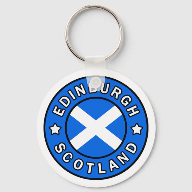 Edinburgh Scotland Key Ring (Front)