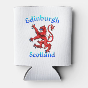 Edinburgh Scotland Lion Rampant Scottish Flag Can Cooler