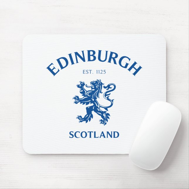 EDINBURGH Scotland Mouse Mat (With Mouse)