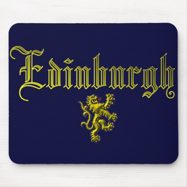Edinburgh Scotland Mouse Mat (Front)