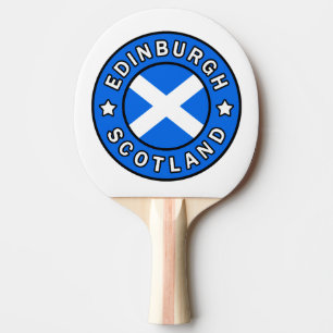 Edinburgh Scotland Ping Pong Paddle
