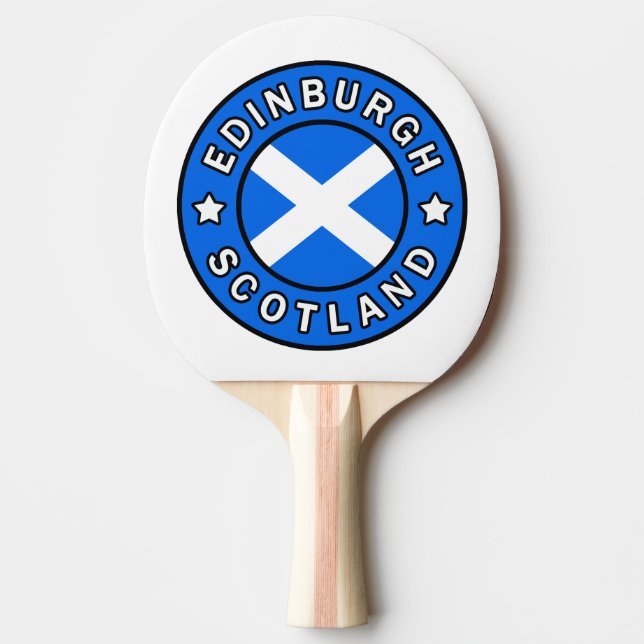 Edinburgh Scotland Ping Pong Paddle (Front)