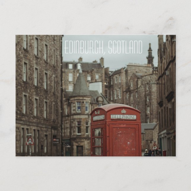 Edinburgh, Scotland Postcard (Front)