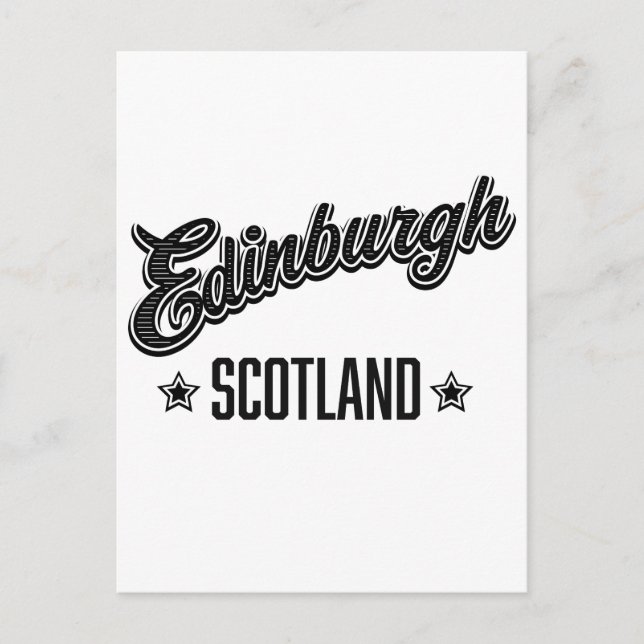 Edinburgh Scotland Postcard (Front)