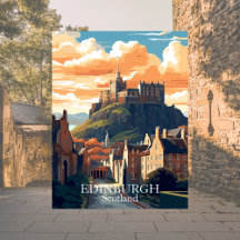 Edinburgh, Scotland Postcard - Edinburgh Castle