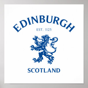 EDINBURGH Scotland Poster