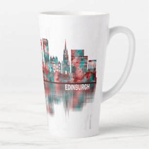 Edinburgh Scotland Skyline Latte Mug