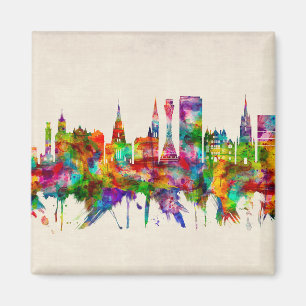 Edinburgh Scotland Skyline Magnet