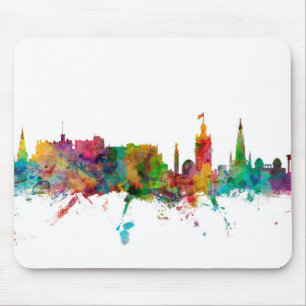 Edinburgh Scotland Skyline Mouse Mat