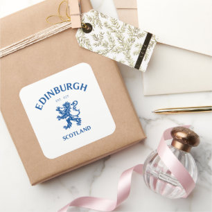 EDINBURGH Scotland Square Sticker