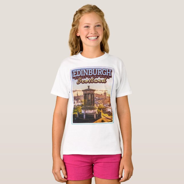 EDINBURGH SCOTLAND - THE ATHENS OF THE NORTH T-Shirt (Front Full)