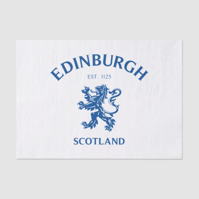 EDINBURGH Scotland Tissue Paper (Front)