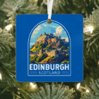 Edinburgh Scotland Travel Art Vintage