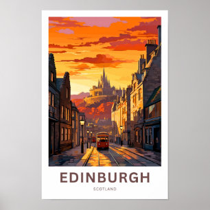 Edinburgh Scotland Travel Print