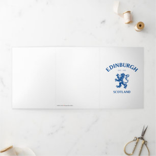 EDINBURGH Scotland Tri-Fold Card