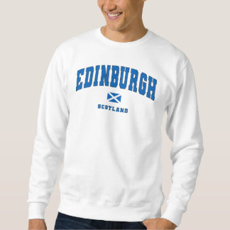 Edinburgh Scotland Uk Vintage College Style Sweatshirt