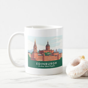 Edinburgh Scotland United Kingdom Pastel Travel Coffee Mug