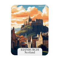 Edinburgh, Scotland Vintage Castle