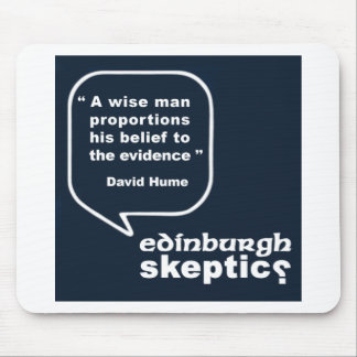 Edinburgh Skeptics - Hume Quote Mouse Mat