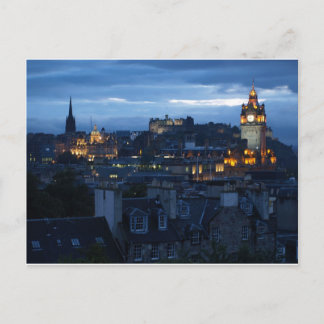 Edinburgh Skyline Postcard