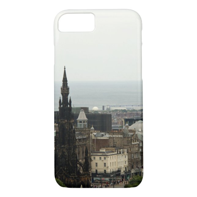 Edinburgh Skyline Scott Monument Case-Mate iPhone Case (Back)