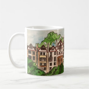 Edinburgh souvenir  mug ( Ramsay garden)Edinburgh 