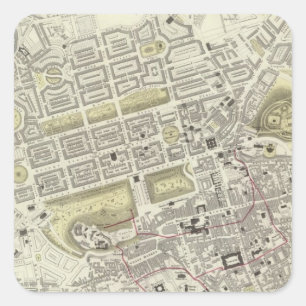 Edinburgh Square Sticker