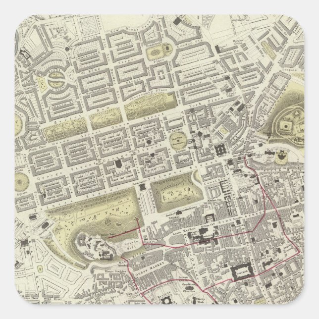 Edinburgh Square Sticker (Front)