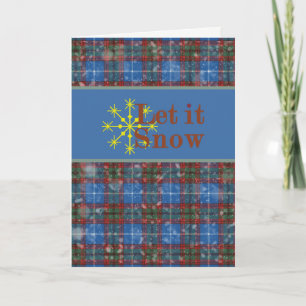 Edinburgh Tartan Holiday Card