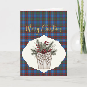 Edinburgh Tartan Holiday Card