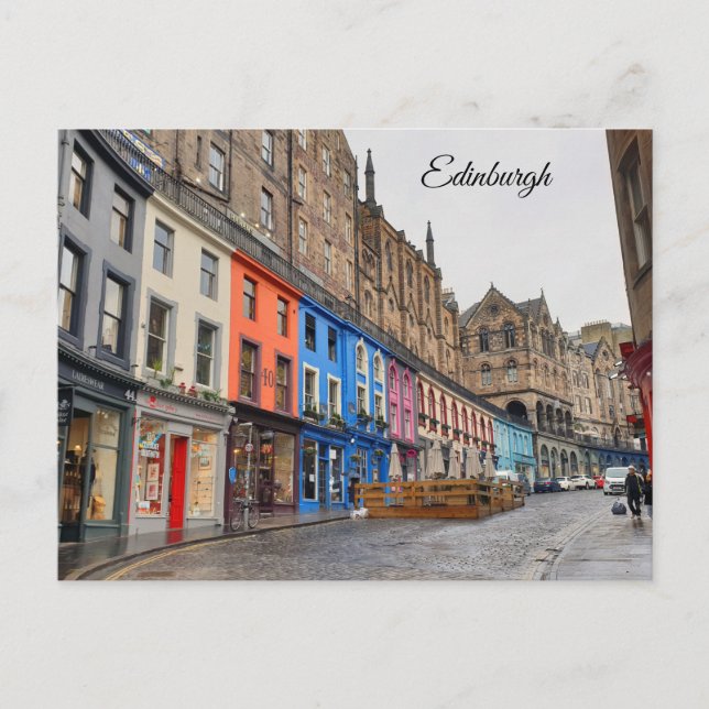 Edinburgh - Victoria Street Postcard (Front)