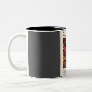 Edinburgh Vintage Watercolour Travel Two-Tone Coffee Mug