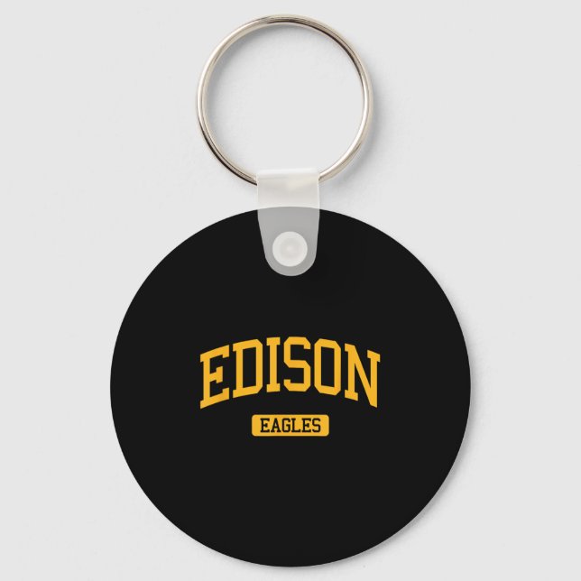 Edison High School Hs Edison Nj Varsity Srts  Key Ring (Front)