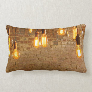 Edison Light Bulb Pillow